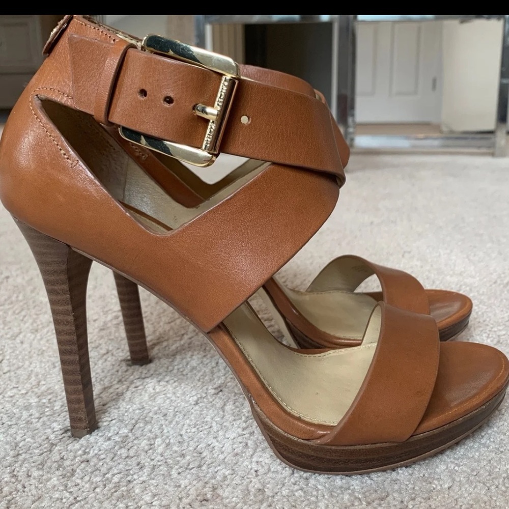 Michael Kors stiletto open toe heel shoe